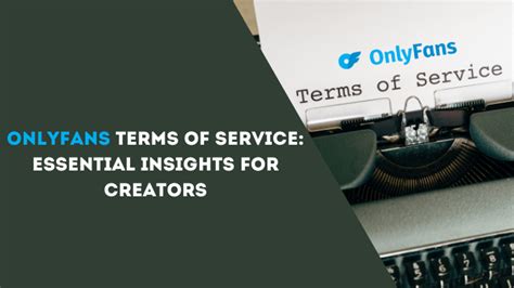 onlyfans terms of service