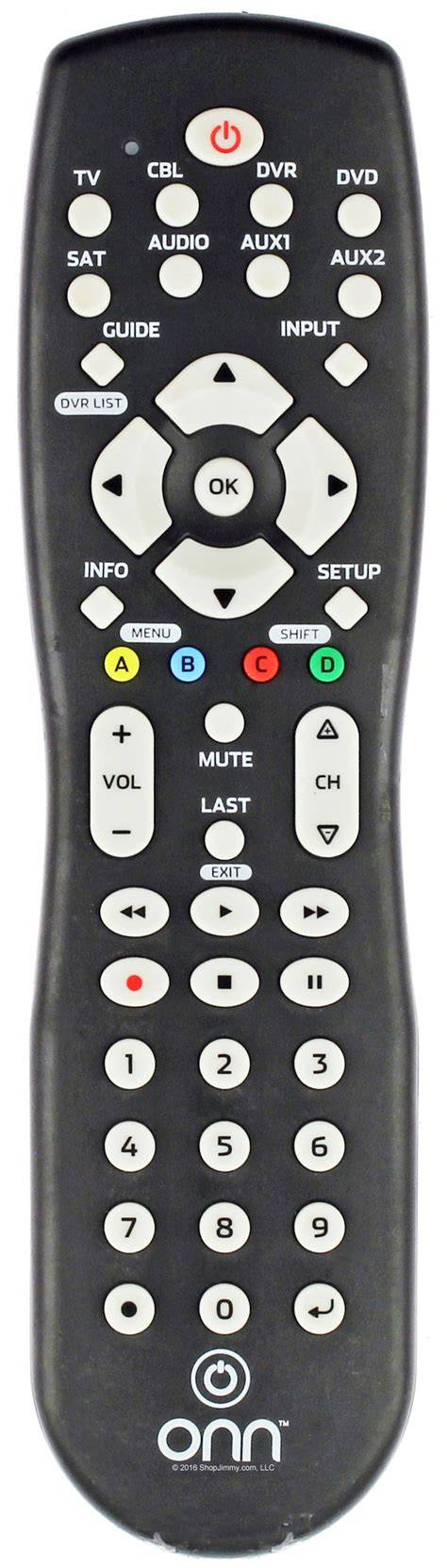onn universal remote model ona13av269 codes