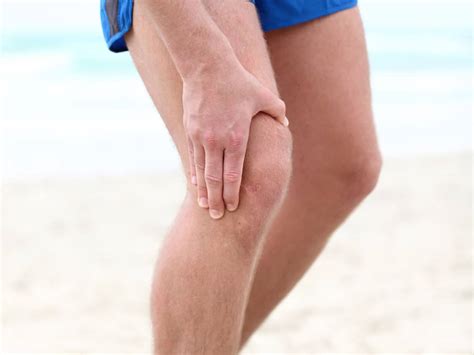 ont  inom knät  dock  ej svullet