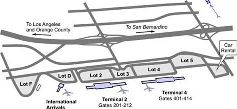 Ontario California Airport Map