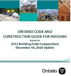 ontario code and construction guide for housing