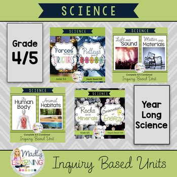Ontario Science Grade 4 5 Complete Inquiry Unit Science Gr 5 - Science Gr 5