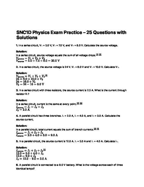 ontario snc1d final exam