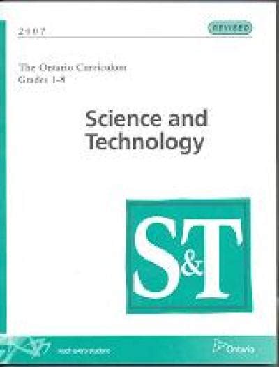 Full Download Ontario Science And Technology Curriculum 