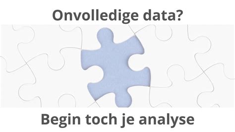 onvolledige data