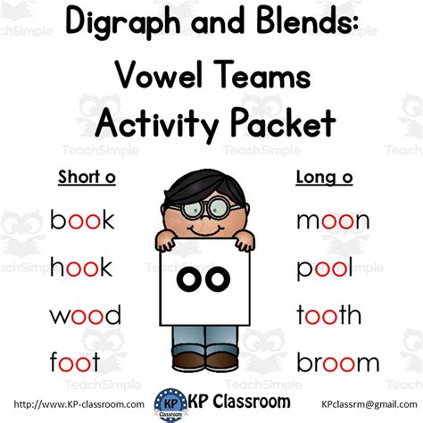 Oo Vowel Digraph Worksheets And Posters Teaching Trove Oo Worksheets For First Grade - Oo Worksheets For First Grade