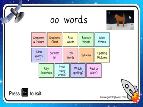 Oo Worksheets And Games Galactic Phonics Oo Words Worksheet - Oo Words Worksheet