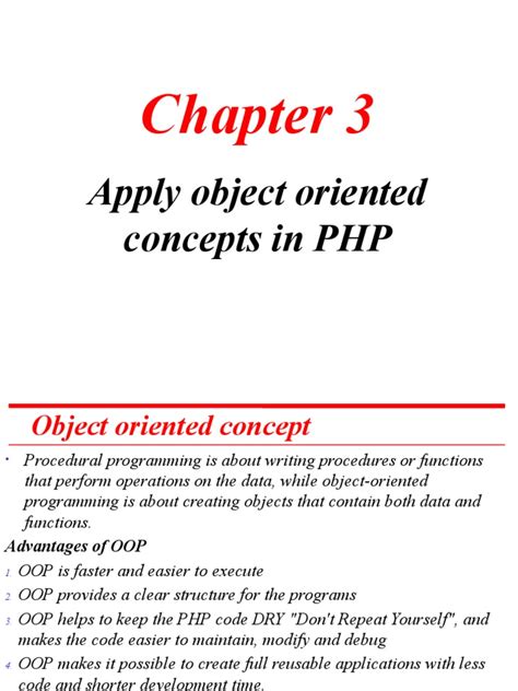 Oop Concepts In Php Pdf Wordpress