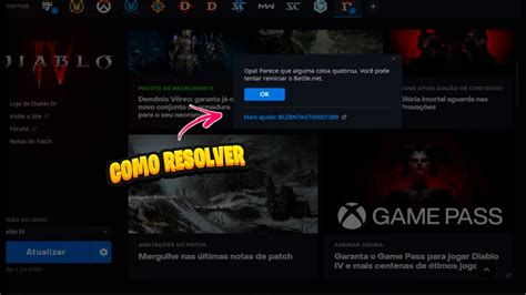 Opa Parece Que Alguma Coisa Quebrou Battle Net