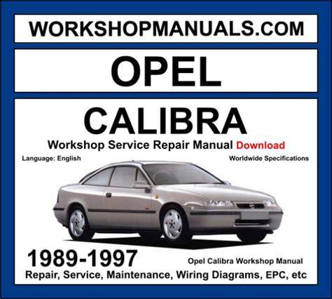 opel calibra manual