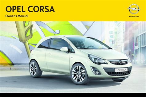 Read Opel Corsa Utility Owners Manual Gegoham 
