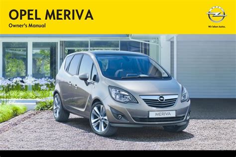 Download Opel Meriva Owners Manual 