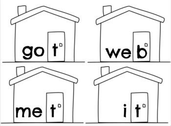Open Amp Closed Syllable Houses Free Printables Literacy Open And Closed Syllable Practice - Open And Closed Syllable Practice