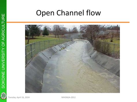 open channel flow university of delaware