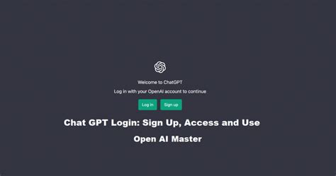 open chatgpt login