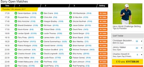 open golf betting odds coral