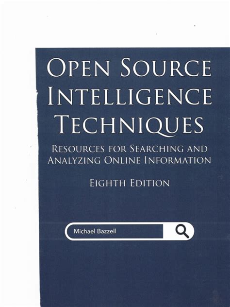 Open Source Intelligence Techniques Filetypepdf
