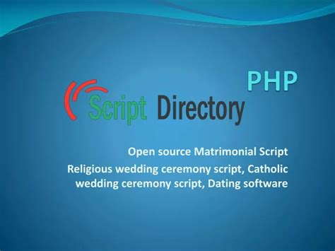 open source matrimonial script