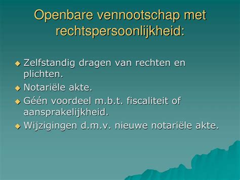 openbare vennootschap
