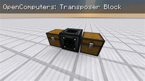 Opencomputers Transposer Helper