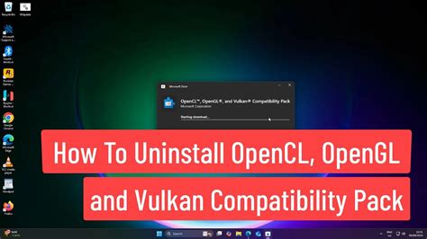 Opengl Compatibility Uninstall