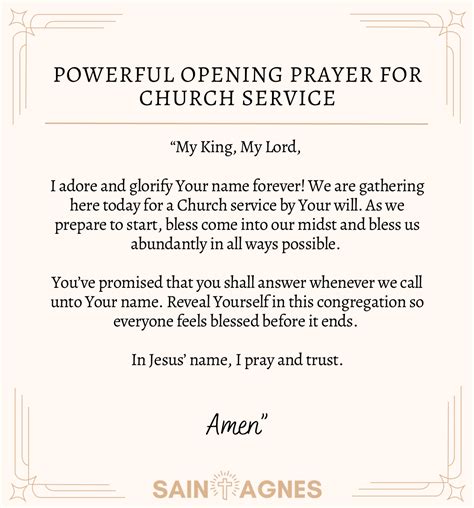Opening Prayer Examples For Pastor Anniversary
