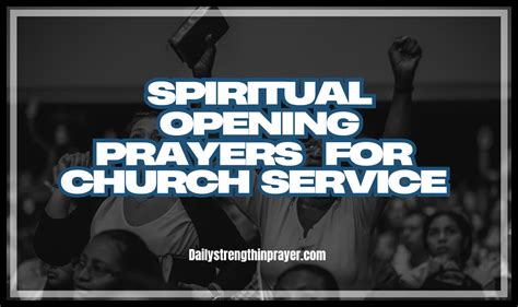 opening prayer for church service examples
