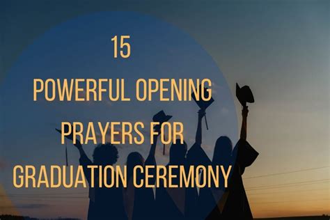 opening prayer for graduation day for kindergarten