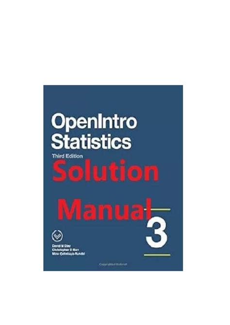 openintro statistics exam solution