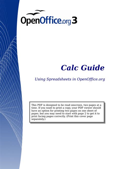 Full Download Openoffice Calc User Guide 