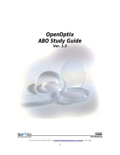 Read Openoptix Abo Study Guide Laramy K Optical 
