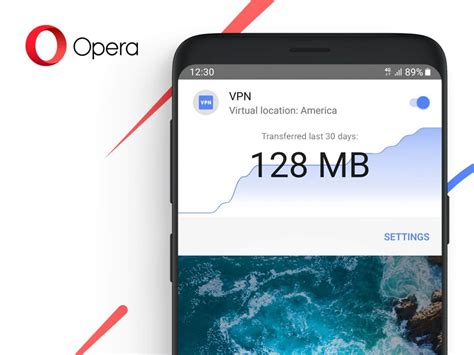 opera 51 with free vpn for android