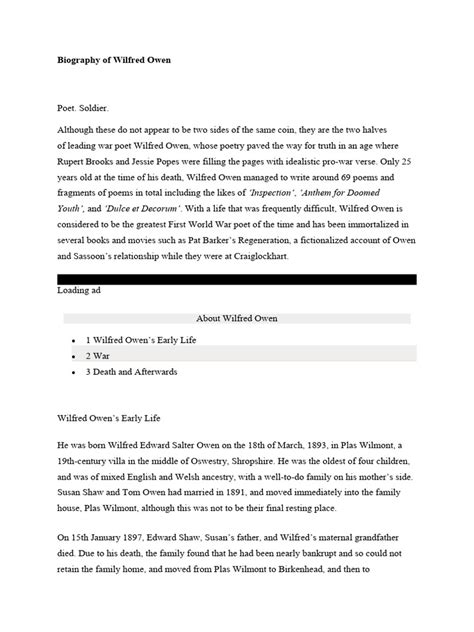 opera wilfred biography