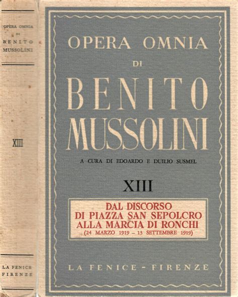 Read Online Opera Omnia A Cura Di Edoardo E Duilio Susmel 