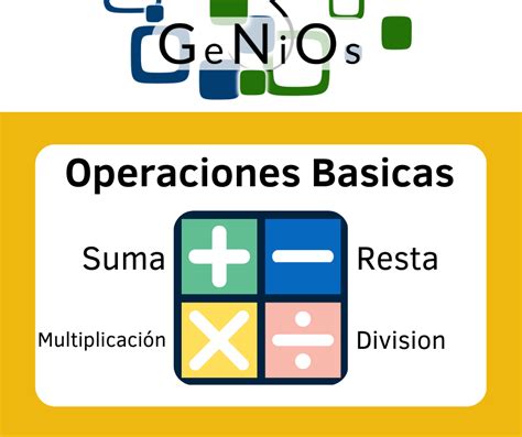 Operaciones Matematicas Basicas