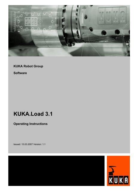 Operating Instructions Pdf Kuka Load 3 1