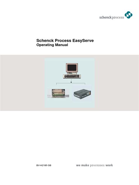 Operating Manual For Schenck Process Intecont Plus