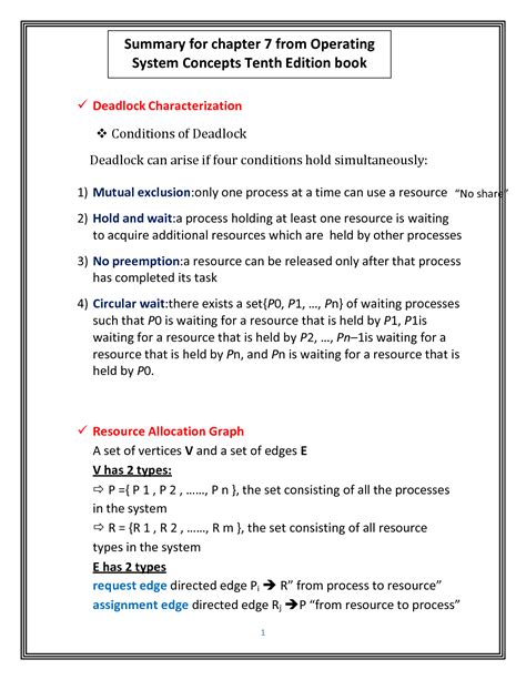 operating system concepts 10th solution