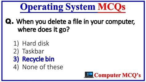 Operating System Mcq Questions