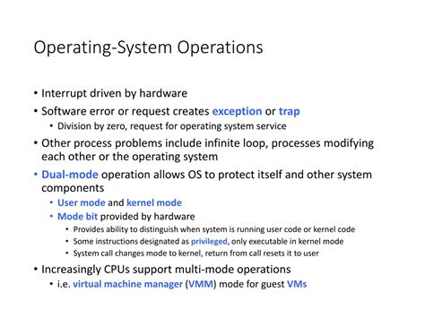 Operating System Operations