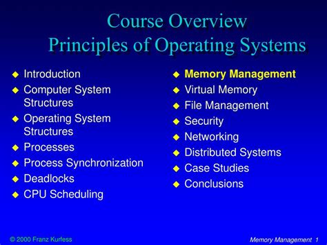 Operating Systems Principles Uci