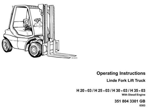 Download Operating Instructions Linde Forklift Truck 