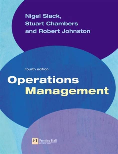 Operation Management 4th Edition Slack