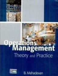 Operation Management Mahadevan