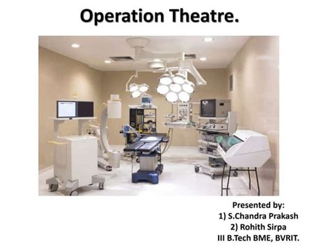 Operation Theatre Ppt