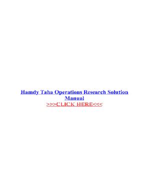 Read Operation Research Solution By Hamdi 