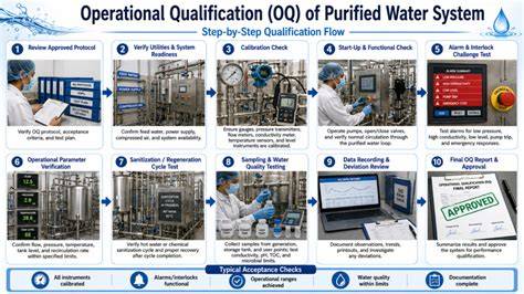 operational qualification purified water system pharmaceutical
