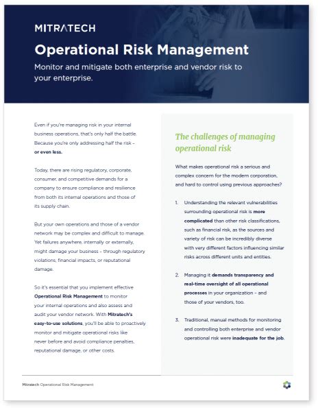 Read Operational Risk Management Solutions File Type Pdf 