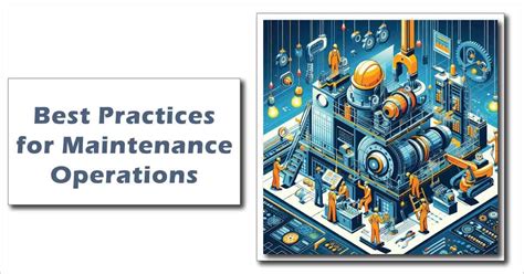 Operations And Maintenance Best Practices Guide