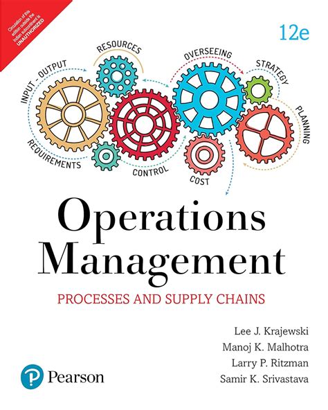 Operations And Supply Management 12th Edition Solutions